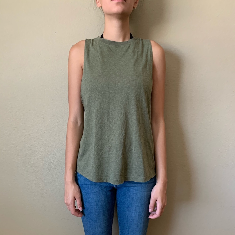 🌿Sale🌿FP Movement Olive Green Tank Sz XS